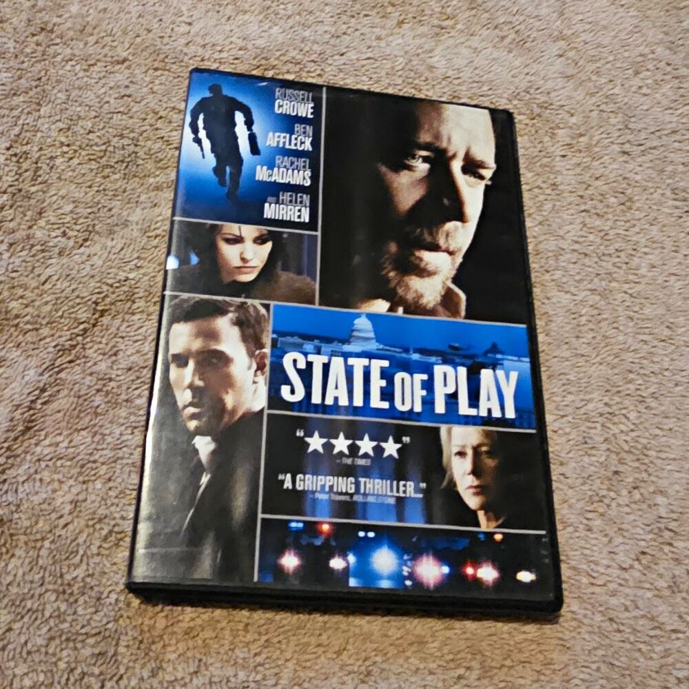 Universal State of Play (DVD) PG-13 Thriller Crowe Affleck Deleted Scenes